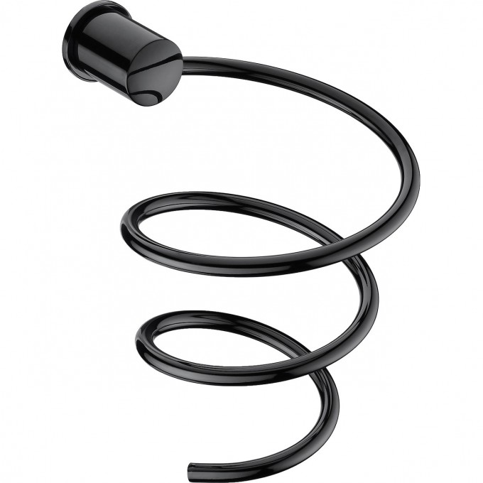 Держатель фена WASSERKRAFT K-1080POLISHED BLACK K-1080PB Держатель фена WASSERKRAFT K-1080POLISHED BLACK K-1080PB