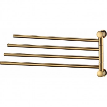 Держатель полотенец четверной WASSERKRAFT K-1034POLISHED GOLD