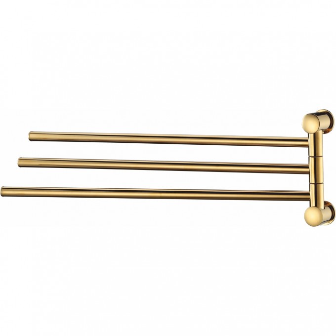 Держатель полотенец тройной WASSERKRAFT K-1033POLISHED GOLD K-1033PG Держатель полотенец тройной WASSERKRAFT K-1033POLISHED GOLD K-1033PG