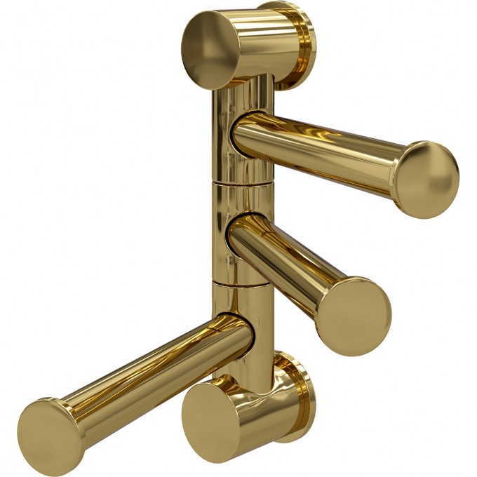 Держатель полотенец тройной WASSERKRAFT K-1053POLISHED GOLD K-1053PG Держатель полотенец тройной WASSERKRAFT K-1053POLISHED GOLD K-1053PG