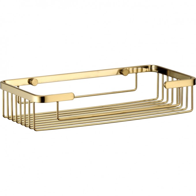 Полка металлическая WASSERKRAFT K-722BRUSHED GOLD K-722BG Полка металлическая WASSERKRAFT K-722BRUSHED GOLD K-722BG