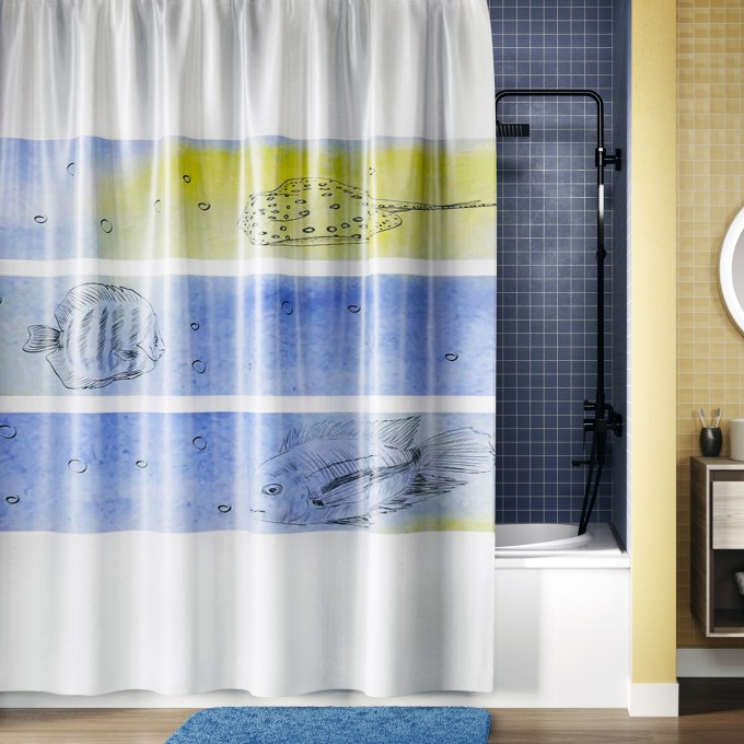 Шторка для ванной WASSERKRAFT INN SC-43101 Шторка для ванной WASSERKRAFT INN SC-43101