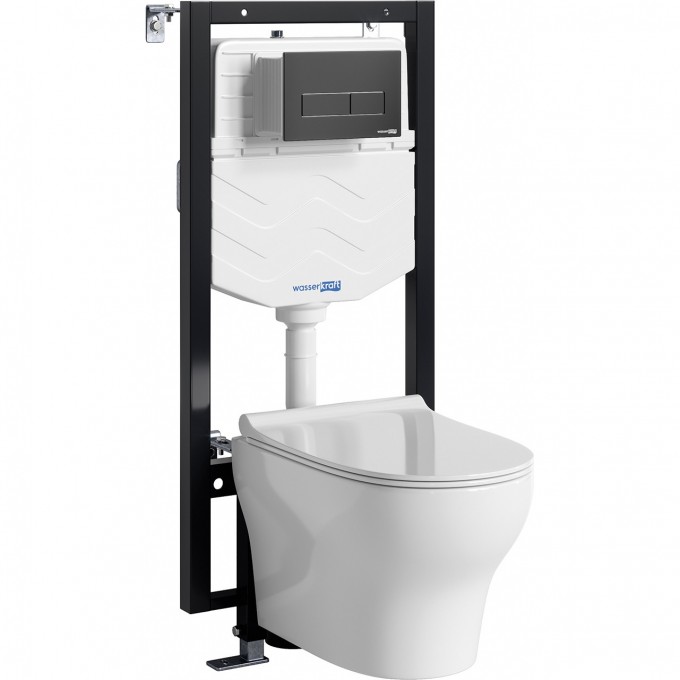 Система инсталяции с унитазом WASSERKRAFT VILS 56TLT.010.ME.MB03.H001 Система инсталяции с унитазом WASSERKRAFT VILS 56TLT.010.ME.MB03.H001