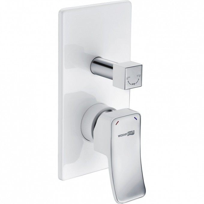 Смеситель для ванны с душем WASSERKRAFT ALLER 1061WHITE 10641W Смеситель для ванны с душем WASSERKRAFT ALLER 1061WHITE 10641W