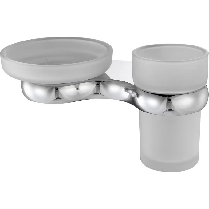 Стакан с мыльницей WASSERKRAFT BERKEL К-6826 K-6826 Стакан с мыльницей WASSERKRAFT BERKEL К-6826 K-6826
