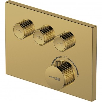 Термостатический смеситель для ванны и душа WASSERKRAFT SAUER 7158 THERMO Термостатический смеситель для ванны и душа WASSERKRAFT SAUER 7158 THERMO