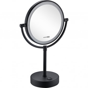 Зеркало косметическое WASSERKRAFT K-1005BLACK с подсветкой